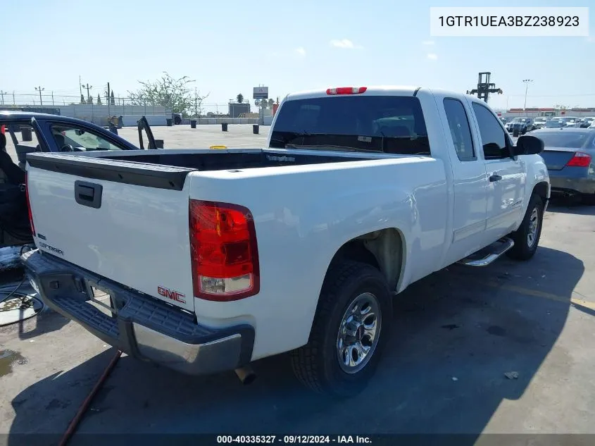 1GTR1UEA3BZ238923 2011 GMC Sierra 1500 Sl