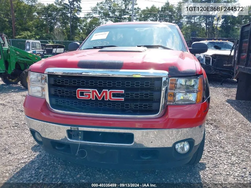 2011 GMC Sierra 2500Hd Sle VIN: 1GT120E86BF244572 Lot: 40335459