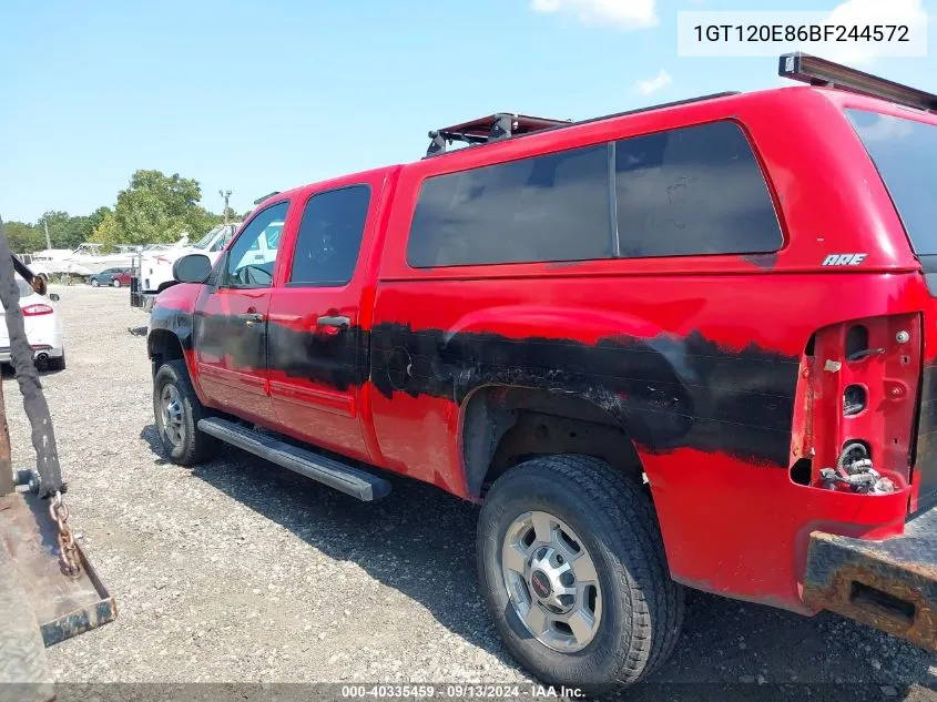 2011 GMC Sierra 2500Hd Sle VIN: 1GT120E86BF244572 Lot: 40335459