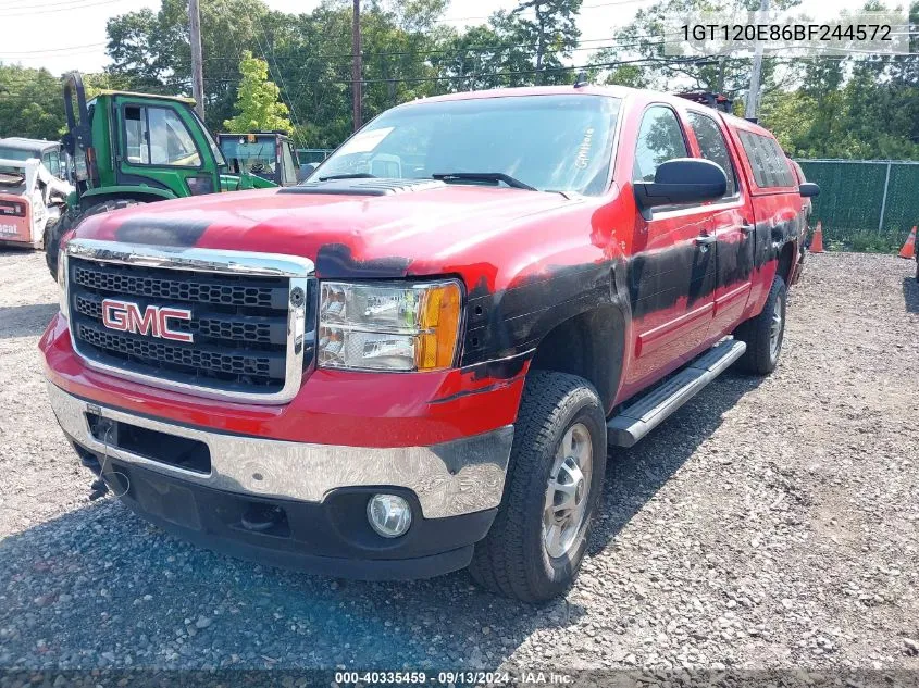 2011 GMC Sierra 2500Hd Sle VIN: 1GT120E86BF244572 Lot: 40335459