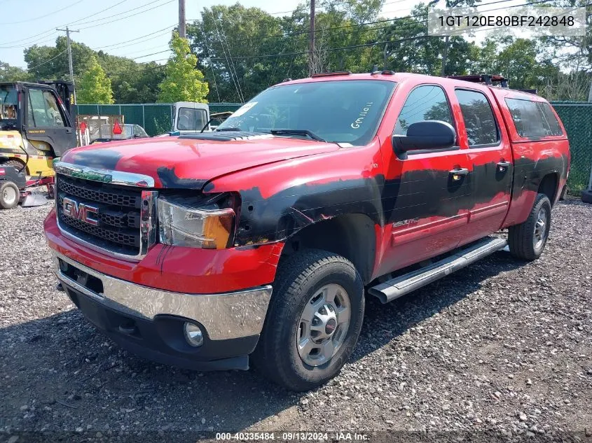 2011 GMC Sierra 2500Hd Sle VIN: 1GT120E80BF242848 Lot: 40335484