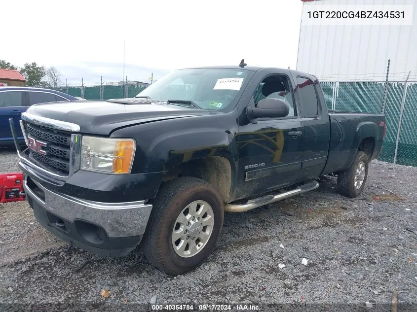 1GT220CG4BZ434531 2011 GMC Sierra 2500Hd Sle