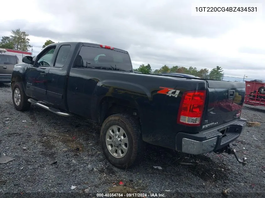 2011 GMC Sierra 2500Hd Sle VIN: 1GT220CG4BZ434531 Lot: 40354784