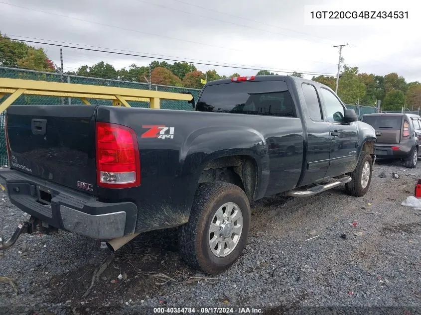 2011 GMC Sierra 2500Hd Sle VIN: 1GT220CG4BZ434531 Lot: 40354784