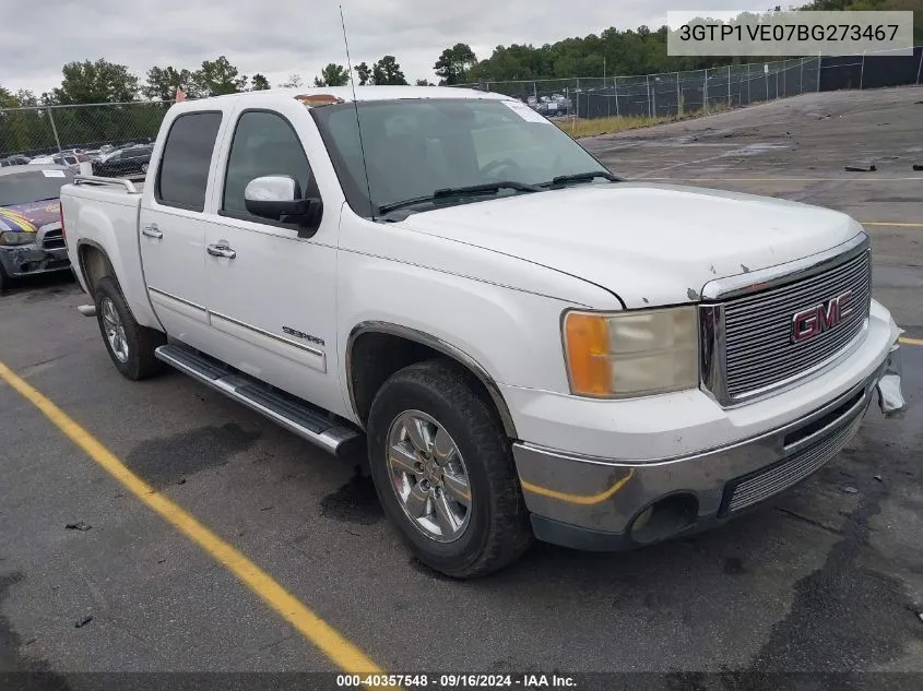 2011 GMC Sierra 1500 Sle VIN: 3GTP1VE07BG273467 Lot: 40357548