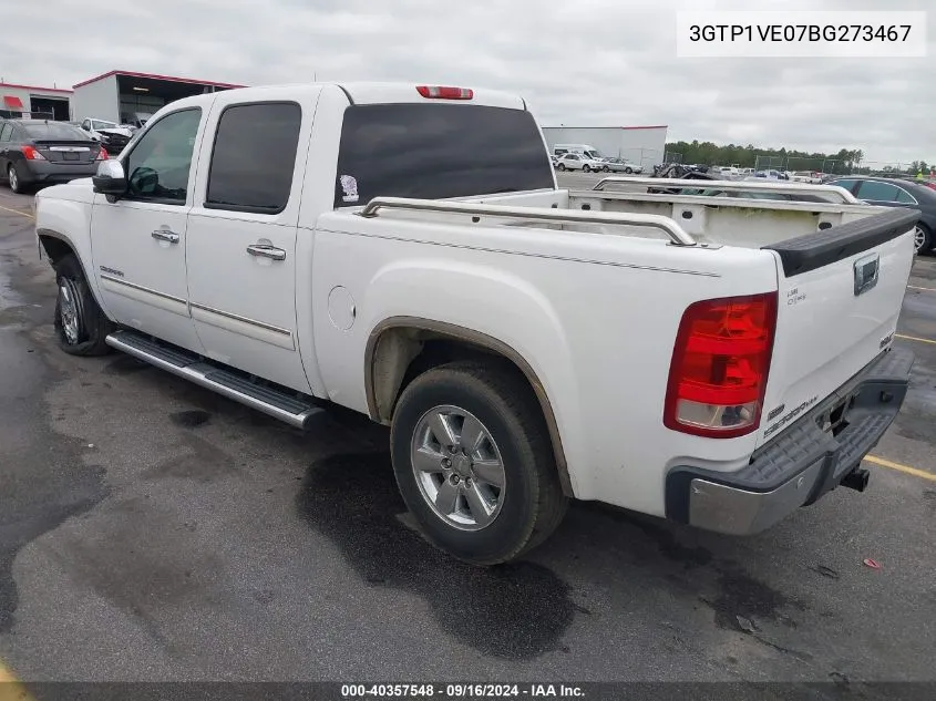 3GTP1VE07BG273467 2011 GMC Sierra 1500 Sle