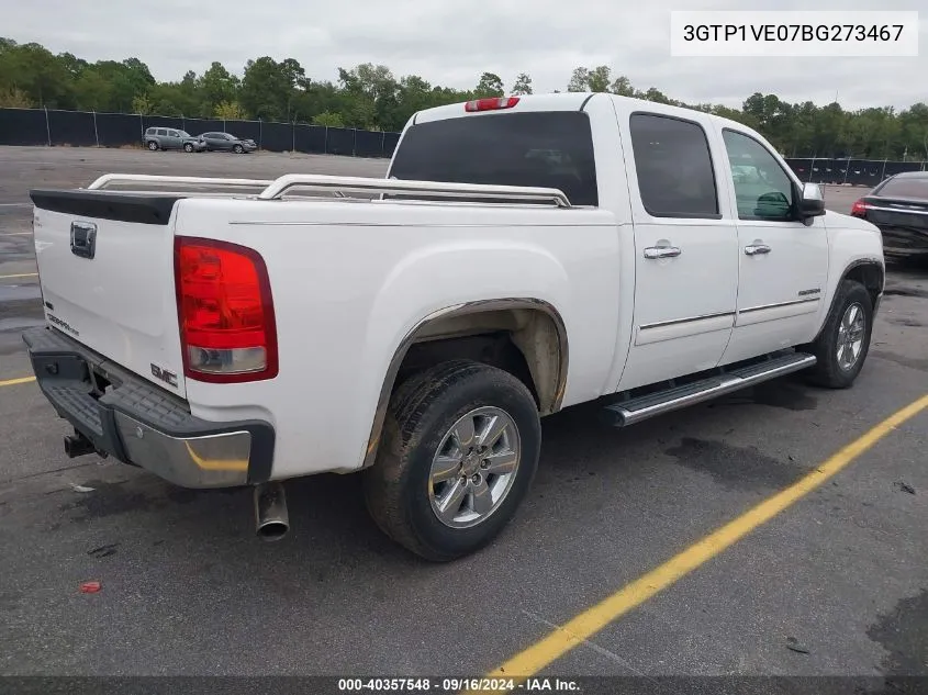 2011 GMC Sierra 1500 Sle VIN: 3GTP1VE07BG273467 Lot: 40357548