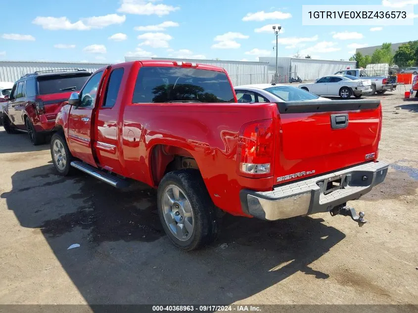 1GTR1VE0XBZ436573 2011 GMC Sierra 1500 Sle