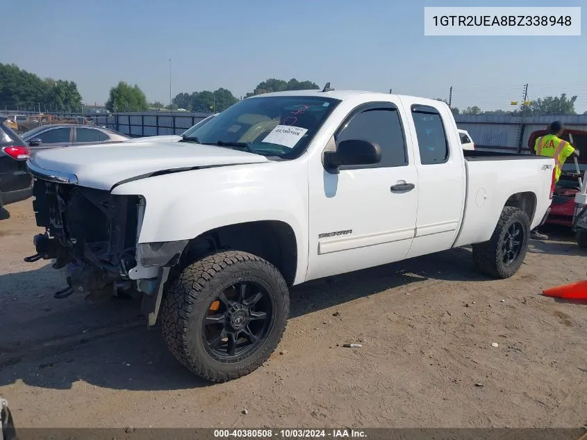 2011 GMC Sierra 1500 Sl VIN: 1GTR2UEA8BZ338948 Lot: 40380508