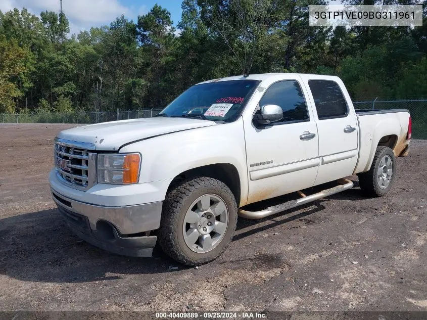 2011 GMC Sierra 1500 Sle VIN: 3GTP1VE09BG311961 Lot: 40409889