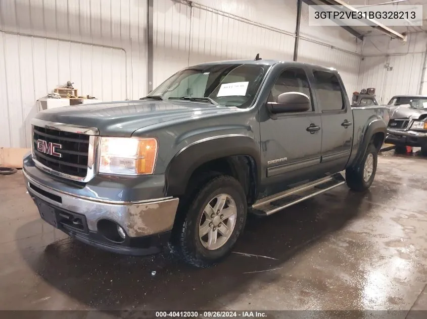 3GTP2VE31BG328213 2011 GMC Sierra 1500 Sle