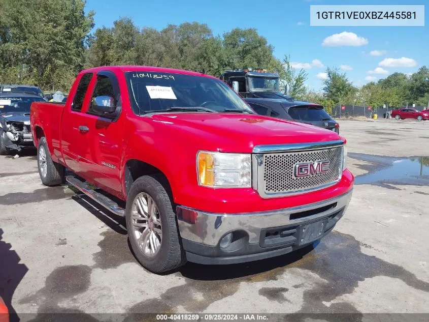 2011 GMC Sierra 1500 Sle VIN: 1GTR1VE0XBZ445581 Lot: 40418259