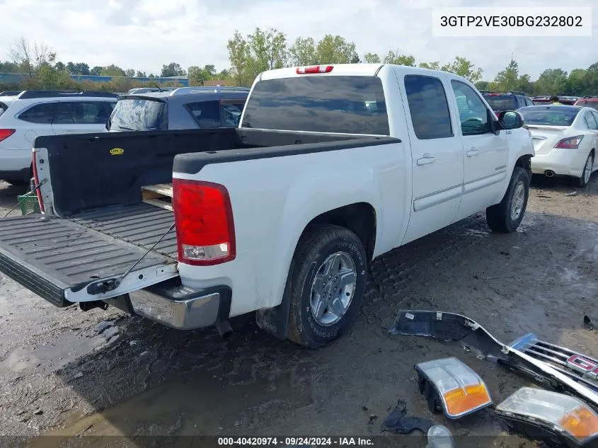 3GTP2VE30BG232802 2011 GMC Sierra 1500 Sle