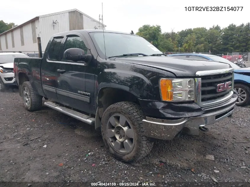 2011 GMC Sierra 1500 Sle VIN: 1GTR2VE32BZ154077 Lot: 40424159