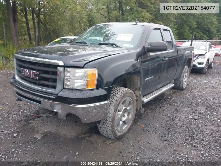 2011 GMC Sierra 1500 Sle VIN: 1GTR2VE32BZ154077 Lot: 40424159