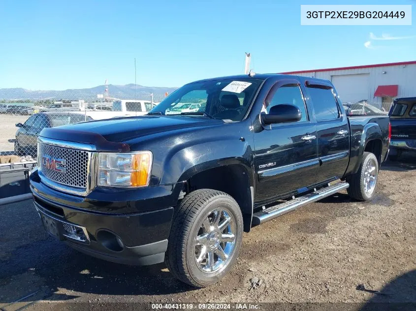 2011 GMC Sierra 1500 Denali VIN: 3GTP2XE29BG204449 Lot: 40431319