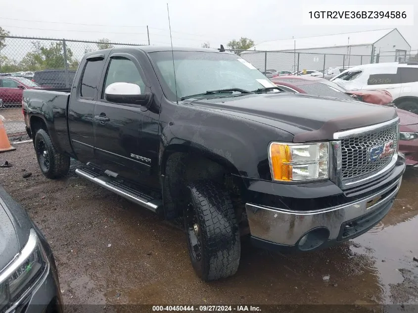 1GTR2VE36BZ394586 2011 GMC Sierra 1500 Sle