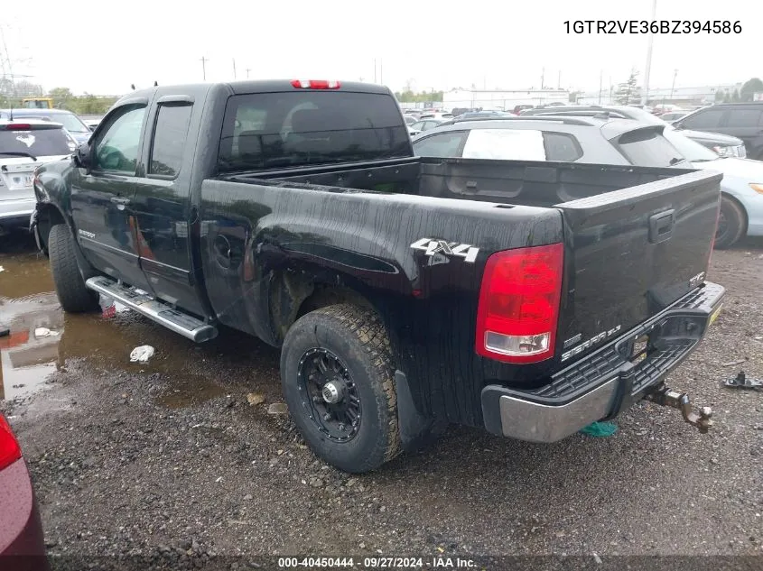 1GTR2VE36BZ394586 2011 GMC Sierra 1500 Sle