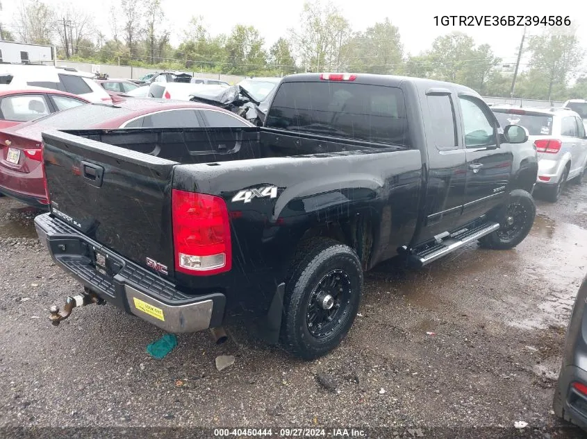 2011 GMC Sierra 1500 Sle VIN: 1GTR2VE36BZ394586 Lot: 40450444