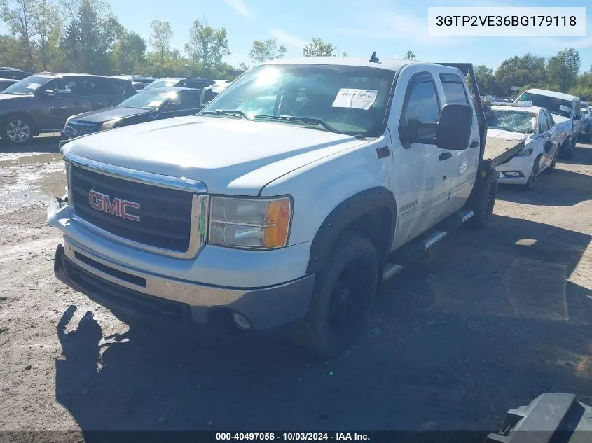 2011 GMC Sierra 1500 Sle VIN: 3GTP2VE36BG179118 Lot: 40497056