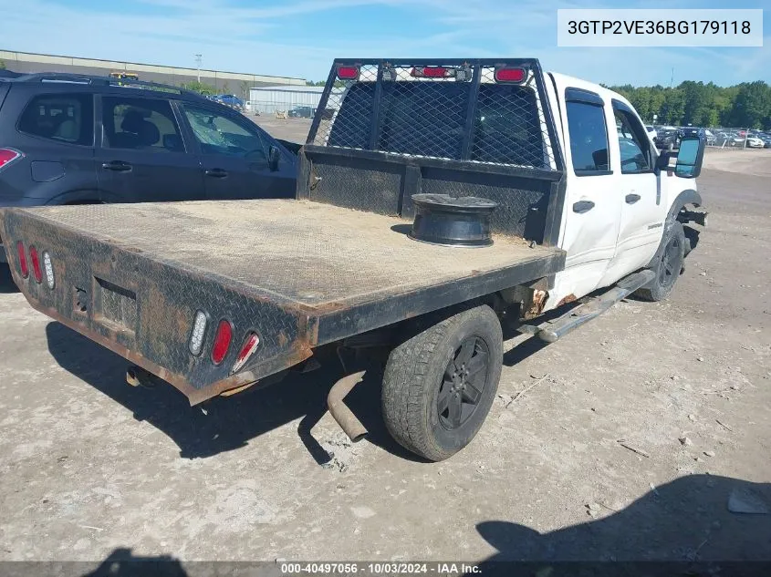 2011 GMC Sierra 1500 Sle VIN: 3GTP2VE36BG179118 Lot: 40497056