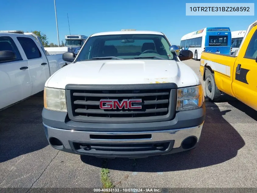 2011 GMC Sierra K1500 VIN: 1GTR2TE31BZ268592 Lot: 40533133