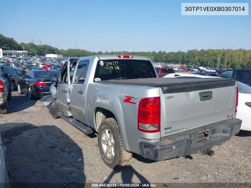 2011 GMC Sierra C1500 Sle VIN: 3GTP1VE0XBG307014 Lot: 40536133