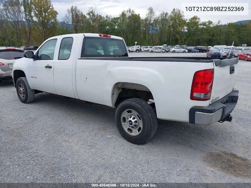 1GT21ZC89BZ252369 2011 GMC Sierra 2500Hd Work Truck