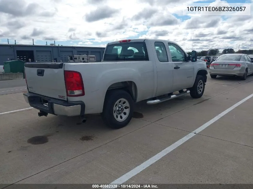 2011 GMC Sierra 1500 C1500 VIN: 1GTR1TE06BZ326057 Lot: 40582328