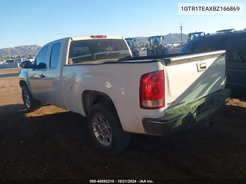 2011 GMC Sierra 1500 Work Truck VIN: 1GTR1TEAXBZ166869 Lot: 40592210