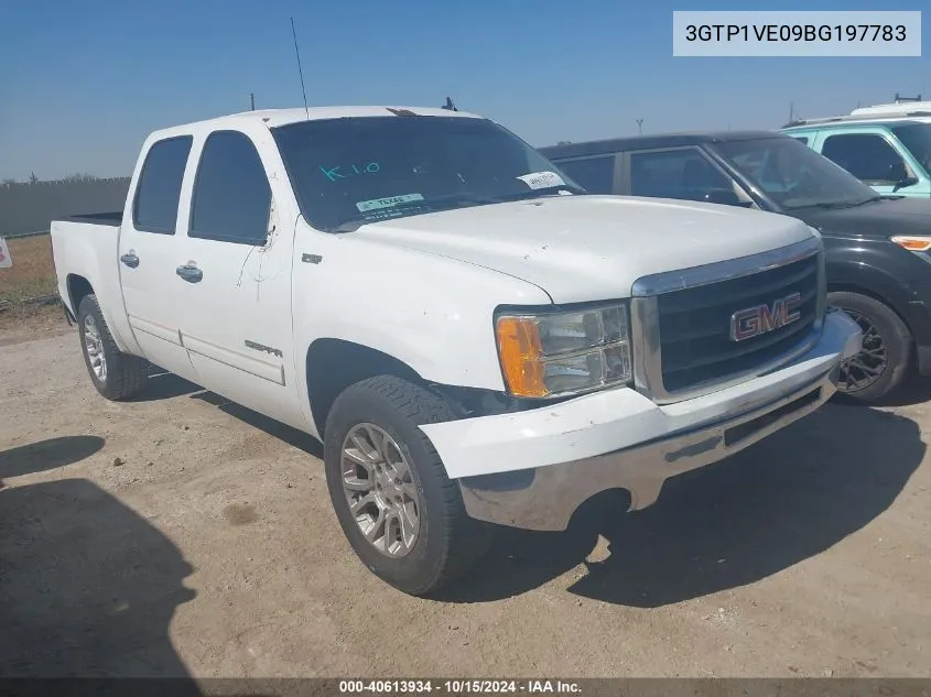 2011 GMC Sierra 1500 Sle VIN: 3GTP1VE09BG197783 Lot: 40613934