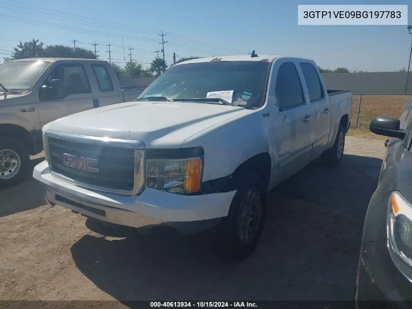 2011 GMC Sierra 1500 Sle VIN: 3GTP1VE09BG197783 Lot: 40613934