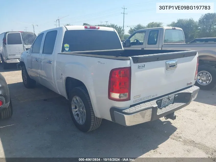 2011 GMC Sierra 1500 Sle VIN: 3GTP1VE09BG197783 Lot: 40613934