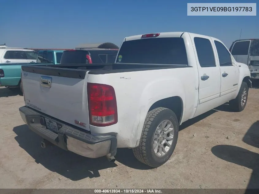 2011 GMC Sierra 1500 Sle VIN: 3GTP1VE09BG197783 Lot: 40613934