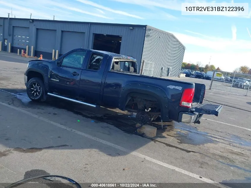 1GTR2VE31BZ122396 2011 GMC Sierra 1500 Sle