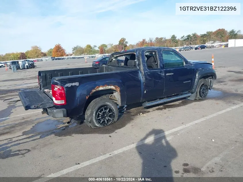 1GTR2VE31BZ122396 2011 GMC Sierra 1500 Sle