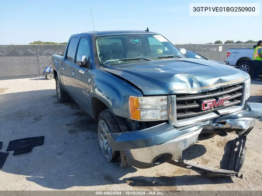 3GTP1VE01BG250900 2011 GMC Sierra 1500 Sle