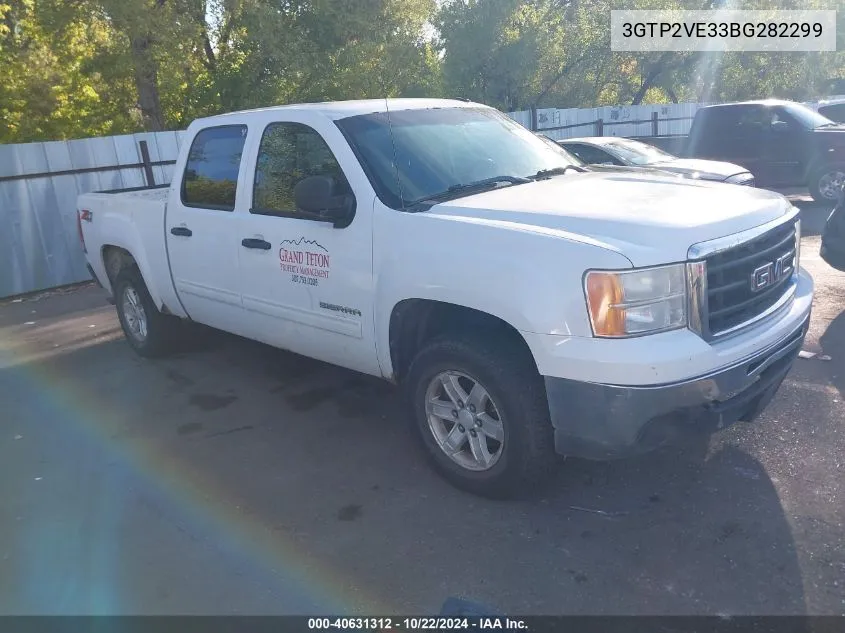 2011 GMC Sierra 1500 Sle VIN: 3GTP2VE33BG282299 Lot: 40631312