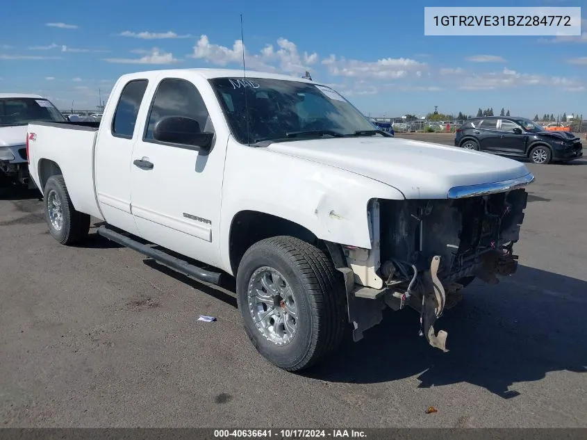 1GTR2VE31BZ284772 2011 GMC Sierra 1500 Sle