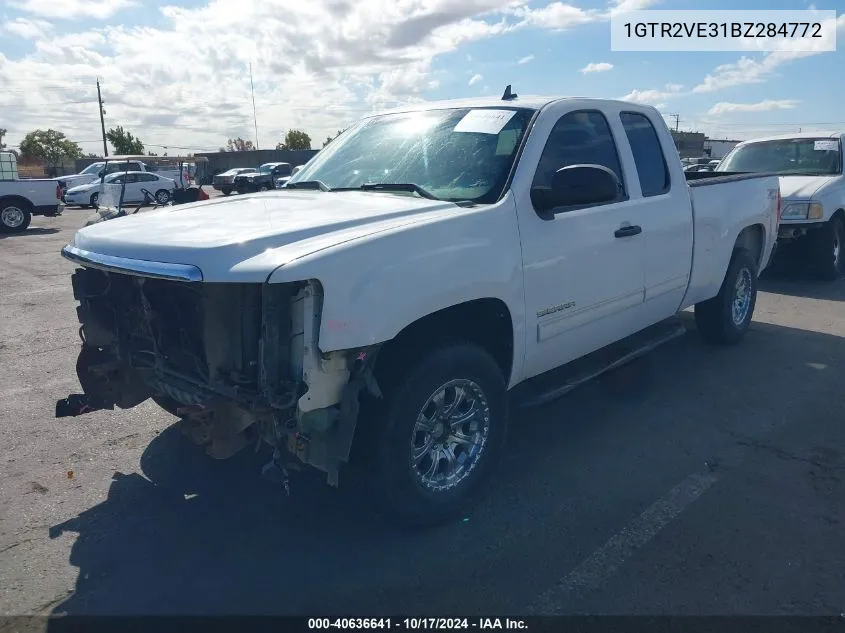 1GTR2VE31BZ284772 2011 GMC Sierra 1500 Sle