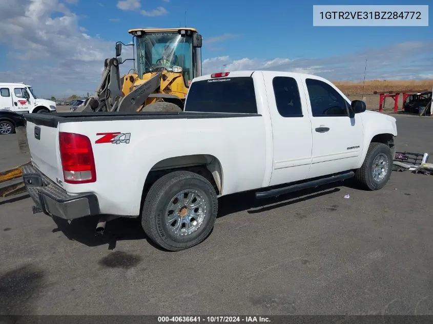 1GTR2VE31BZ284772 2011 GMC Sierra 1500 Sle