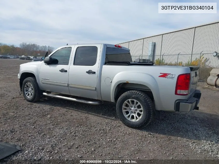 3GTP2VE31BG340104 2011 GMC Sierra 1500 Sle