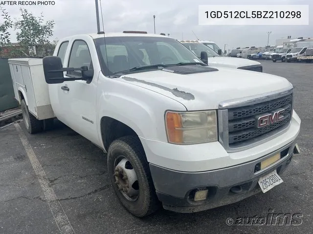 1GD512CL5BZ210298 2011 GMC Sierra 3500Hd Work Truck