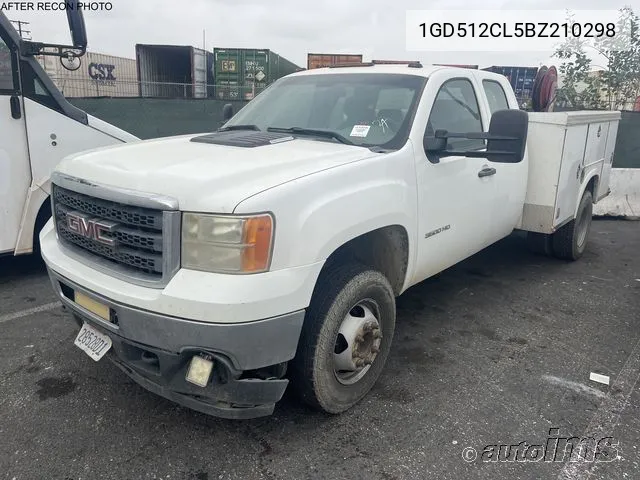 1GD512CL5BZ210298 2011 GMC Sierra 3500Hd Work Truck