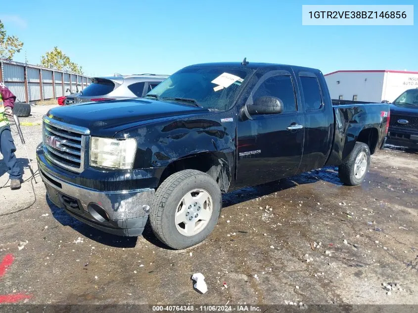 2011 GMC Sierra 1500 Sle VIN: 1GTR2VE38BZ146856 Lot: 40764348