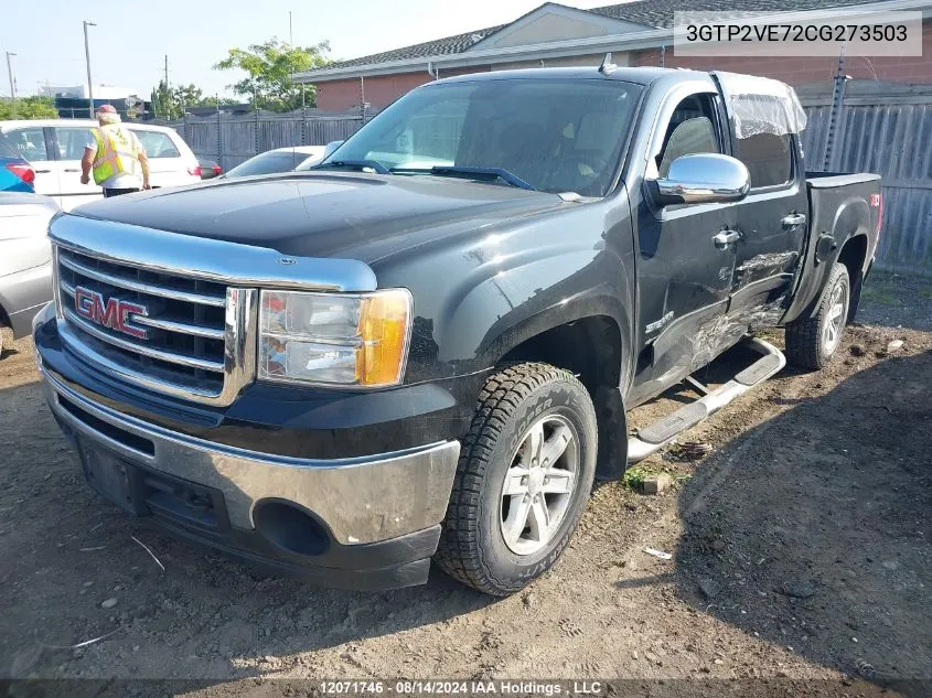 2012 GMC Sierra 1500 VIN: 3GTP2VE72CG273503 Lot: 12071746