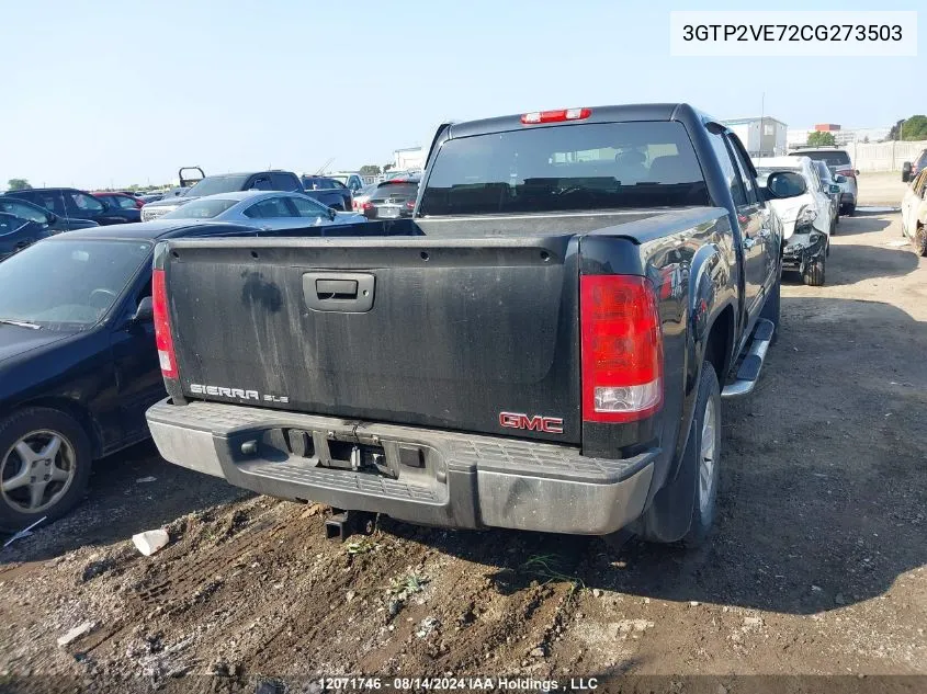 3GTP2VE72CG273503 2012 GMC Sierra 1500