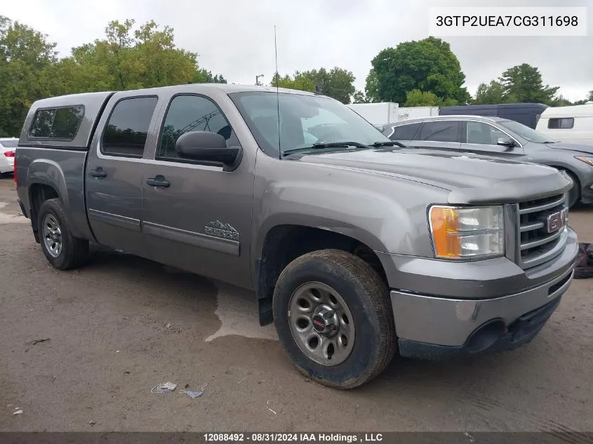 3GTP2UEA7CG311698 2012 GMC Sierra 1500