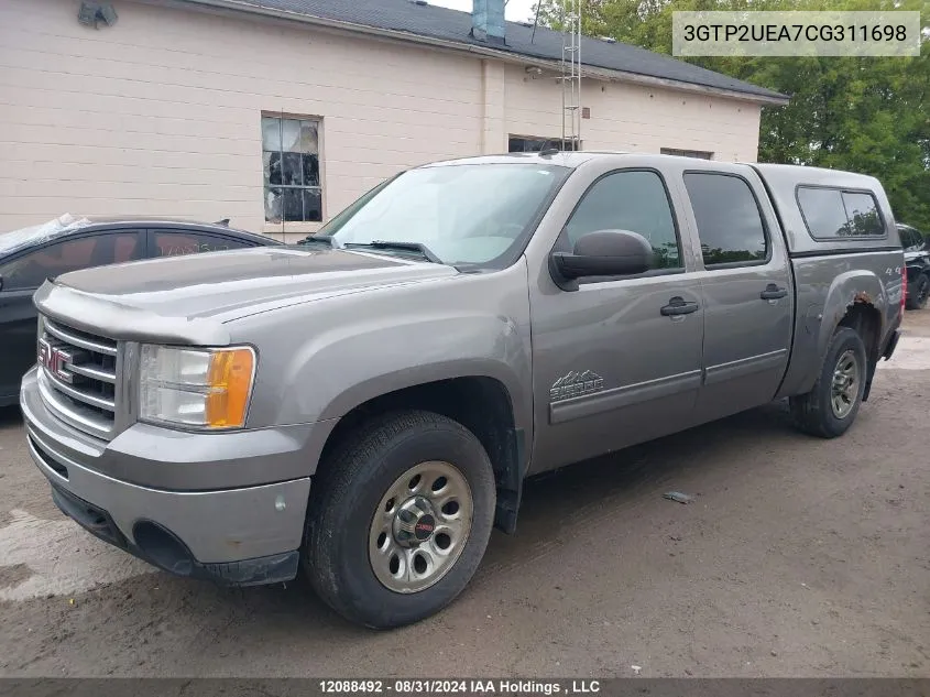 3GTP2UEA7CG311698 2012 GMC Sierra 1500