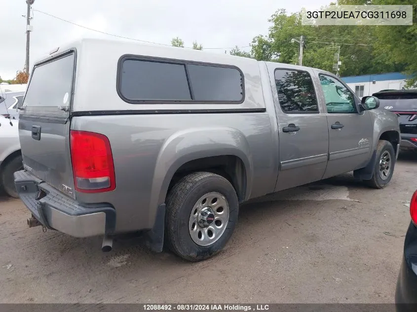 3GTP2UEA7CG311698 2012 GMC Sierra 1500